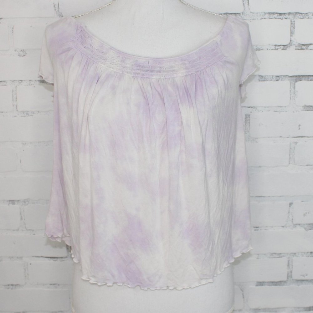 American Eagles Lilac Tie Dye Top